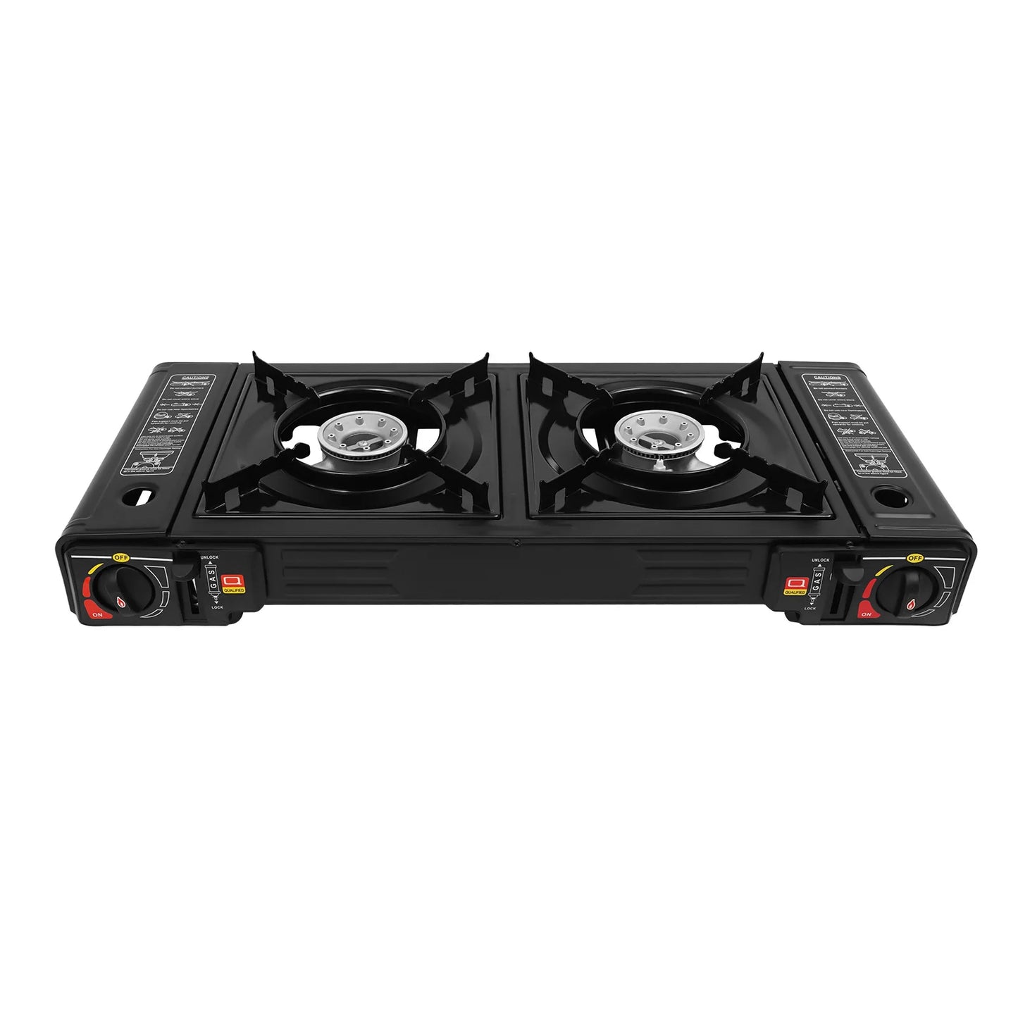Dual Burner Portable Gas Stove 5000W With Piezo Ignition