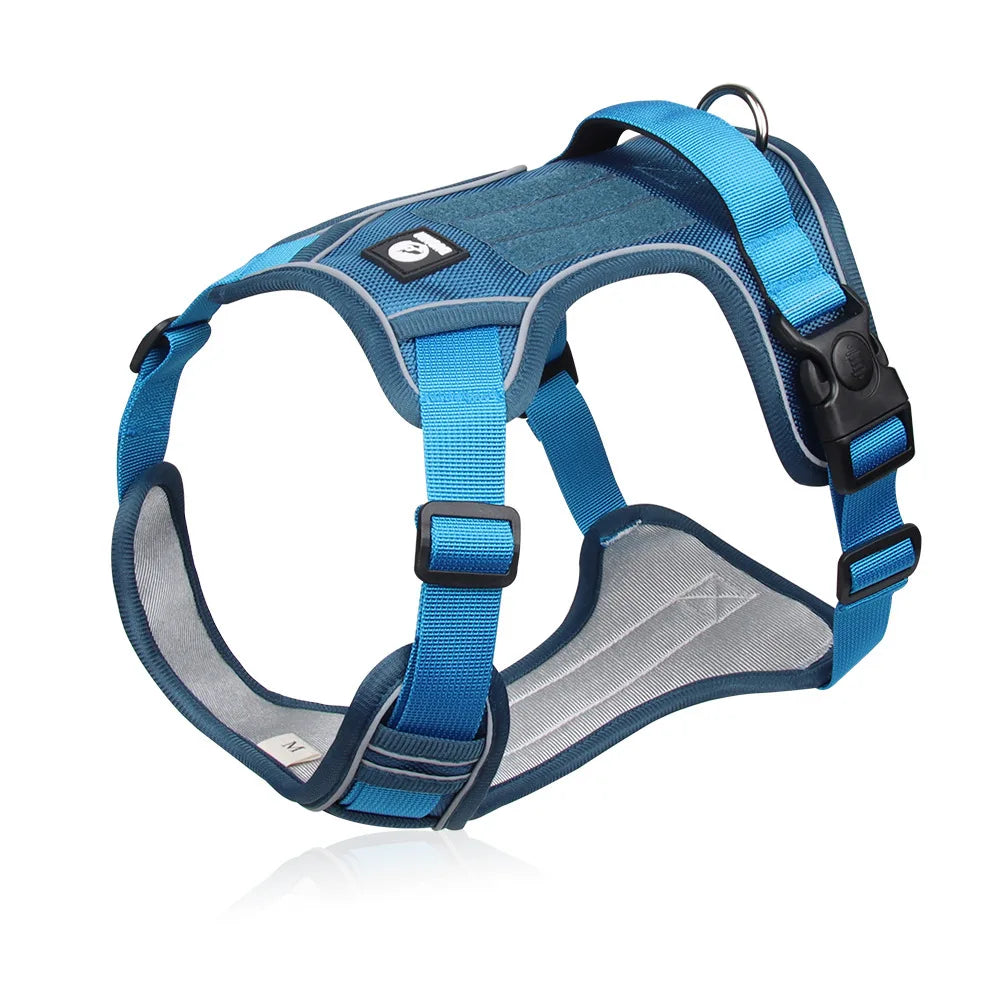 Reflective Dog Harness Vest Waterproof 1680D Oxford Cloth