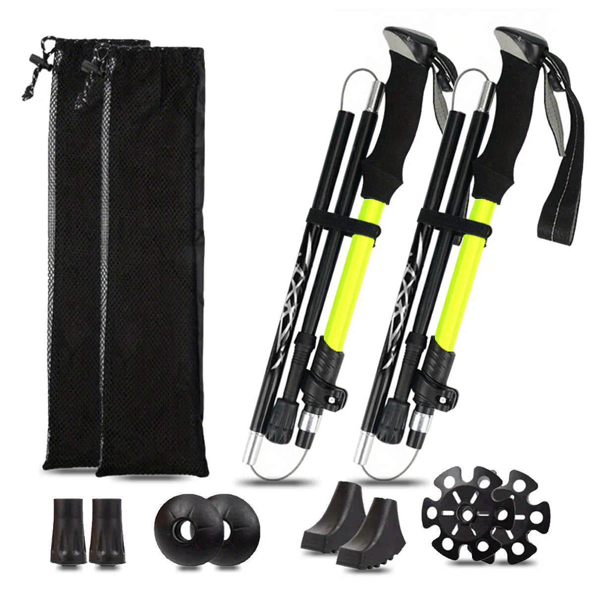 Ultralight 5-Section Folding Trekking Pole Aluminum Alloy