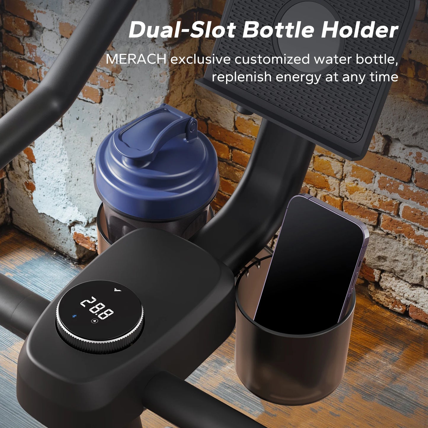 MERACH Magnetic Stationary Bike With App Connectivity And Courses