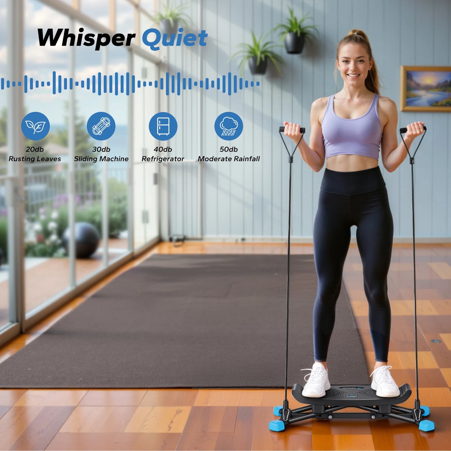 MERACH Ski Machine Simulated Ski Training For Full Body Cardio