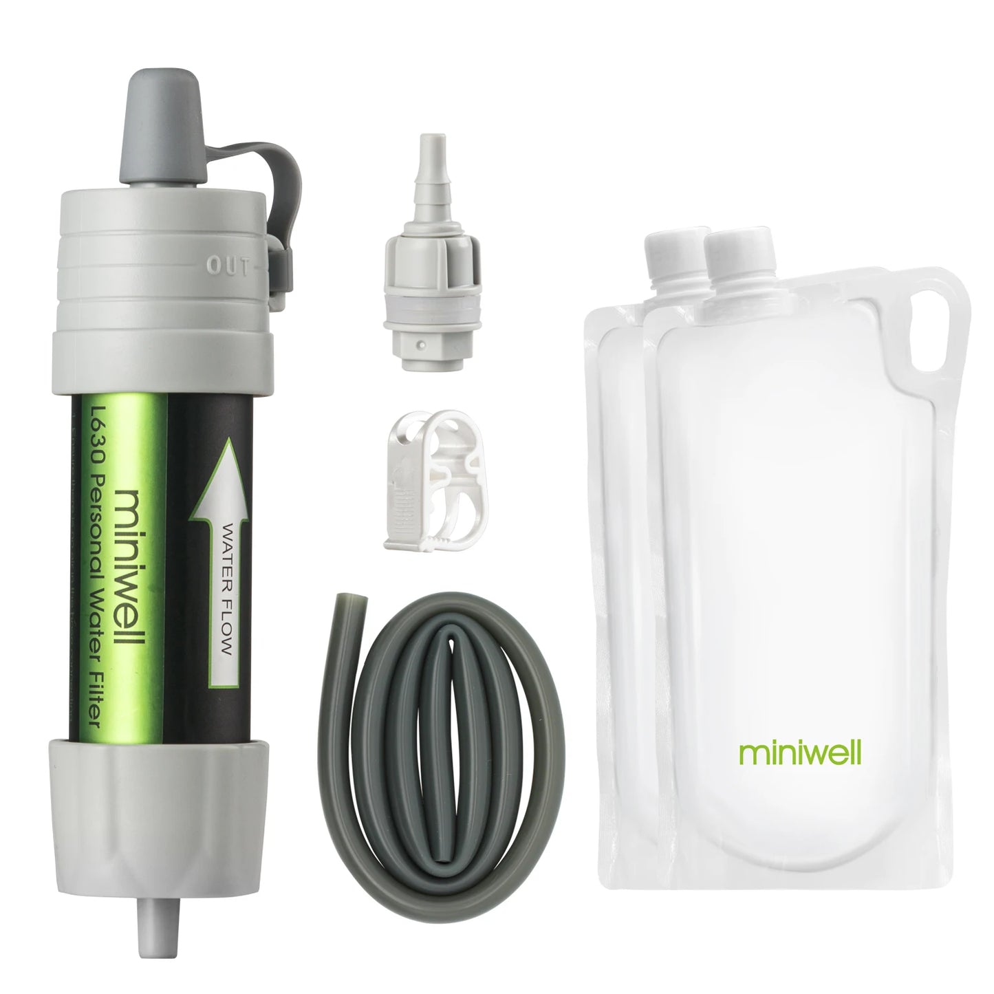 Miniwell L630 Personal Camping Purification Water Filter Straw