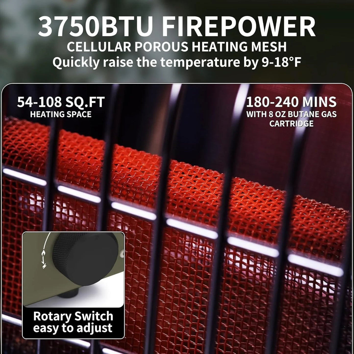 Naturehike Camp Heater Portable Space Heater For Indoor Outdoor Camping