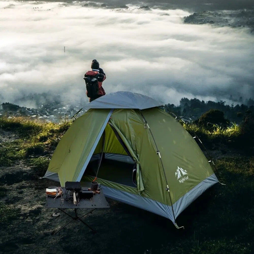 Night Cat Upgraded Backpacking Tent Easy Clip Setup