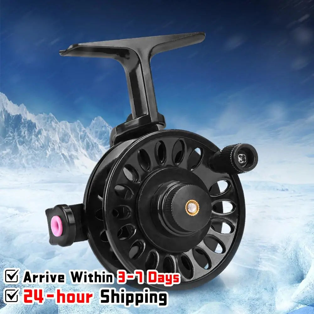 ATUOTIN Inline Ice Fishing Reel Lightweight Plastic Wheel