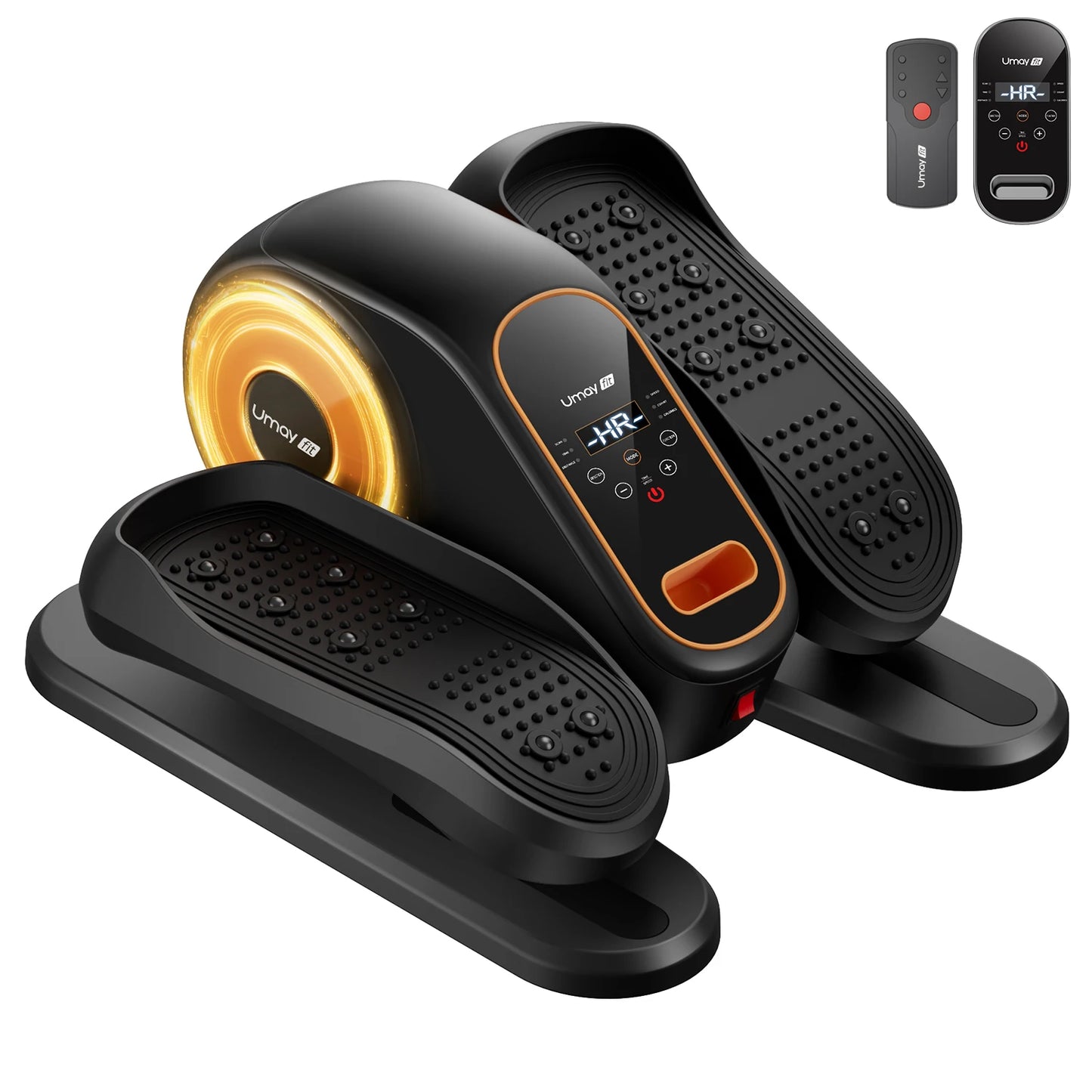 UMAY Under Desk Elliptical Machine 12 Speed With Remote Control
