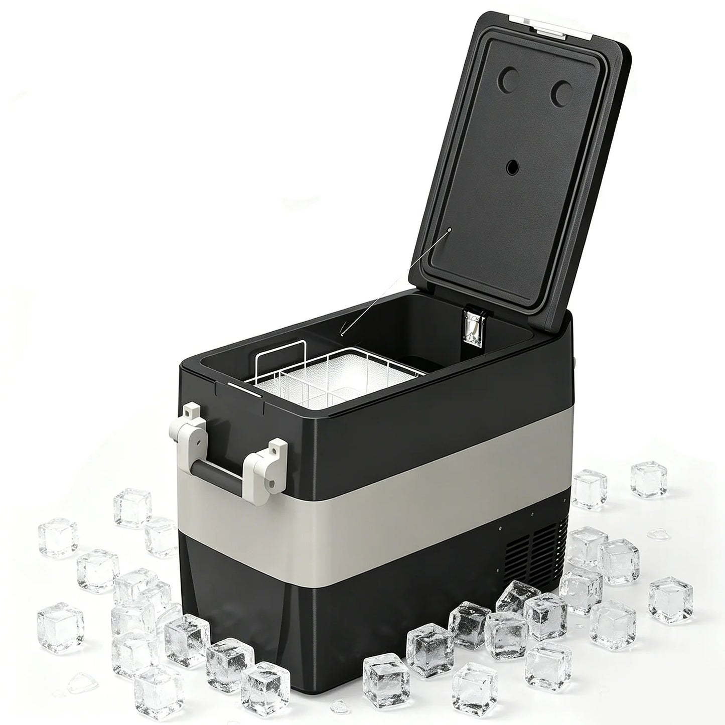 HiMISS 12V Car Refrigerator Portable Fridge Freezer for Travel