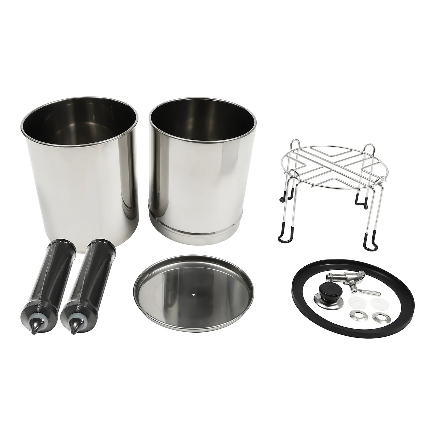 Gravity Fed Water Filter 2.25 Gal 304 Stainless Steel Countertop System