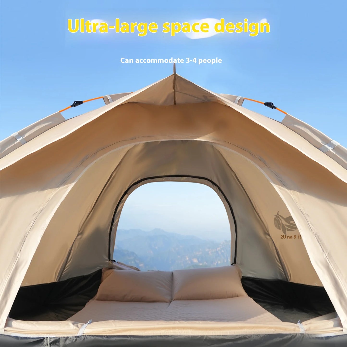 Pakicetus Automatic Pop Up Outdoor Shelter Two To Three Person Tent