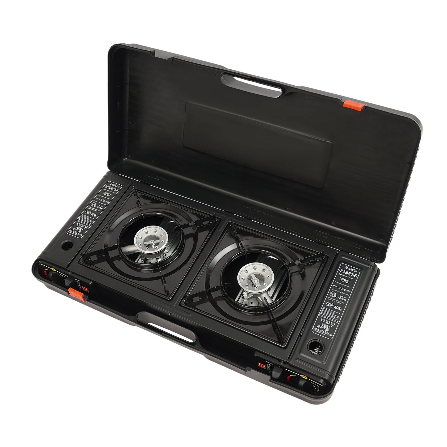 Dual Burner Portable Gas Stove 5000W With Piezo Ignition