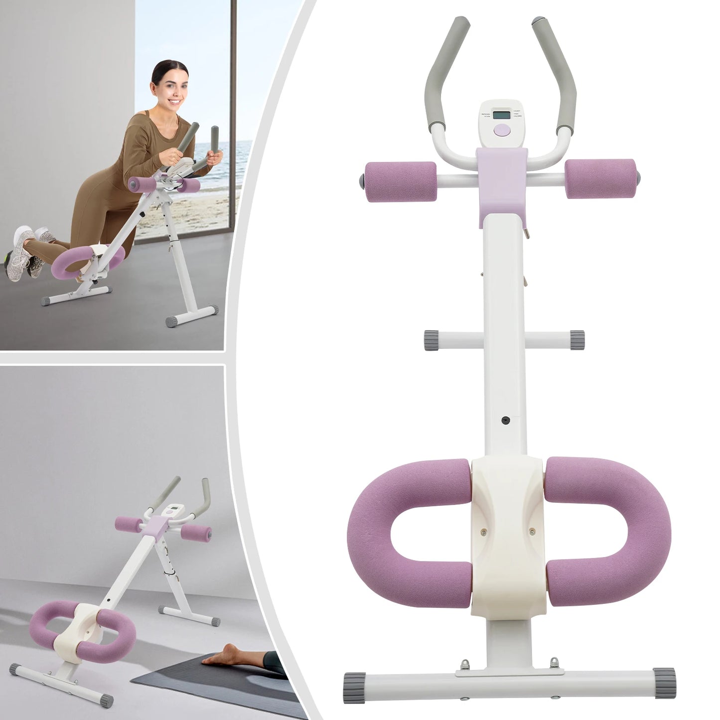 Abdominal Trainer Machine For Home Gym Adjustable Incline And Height