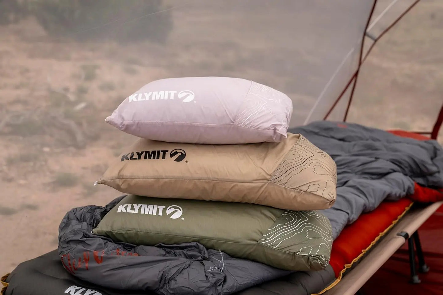 YTYIN Drift Camping Pillow Shredded Memory Foam Travel