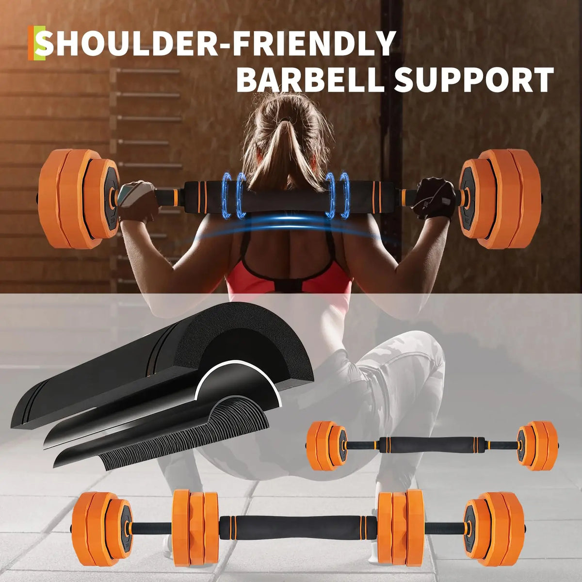 Adjustable Dumbbell Set With Barbell And Kettlebell Options