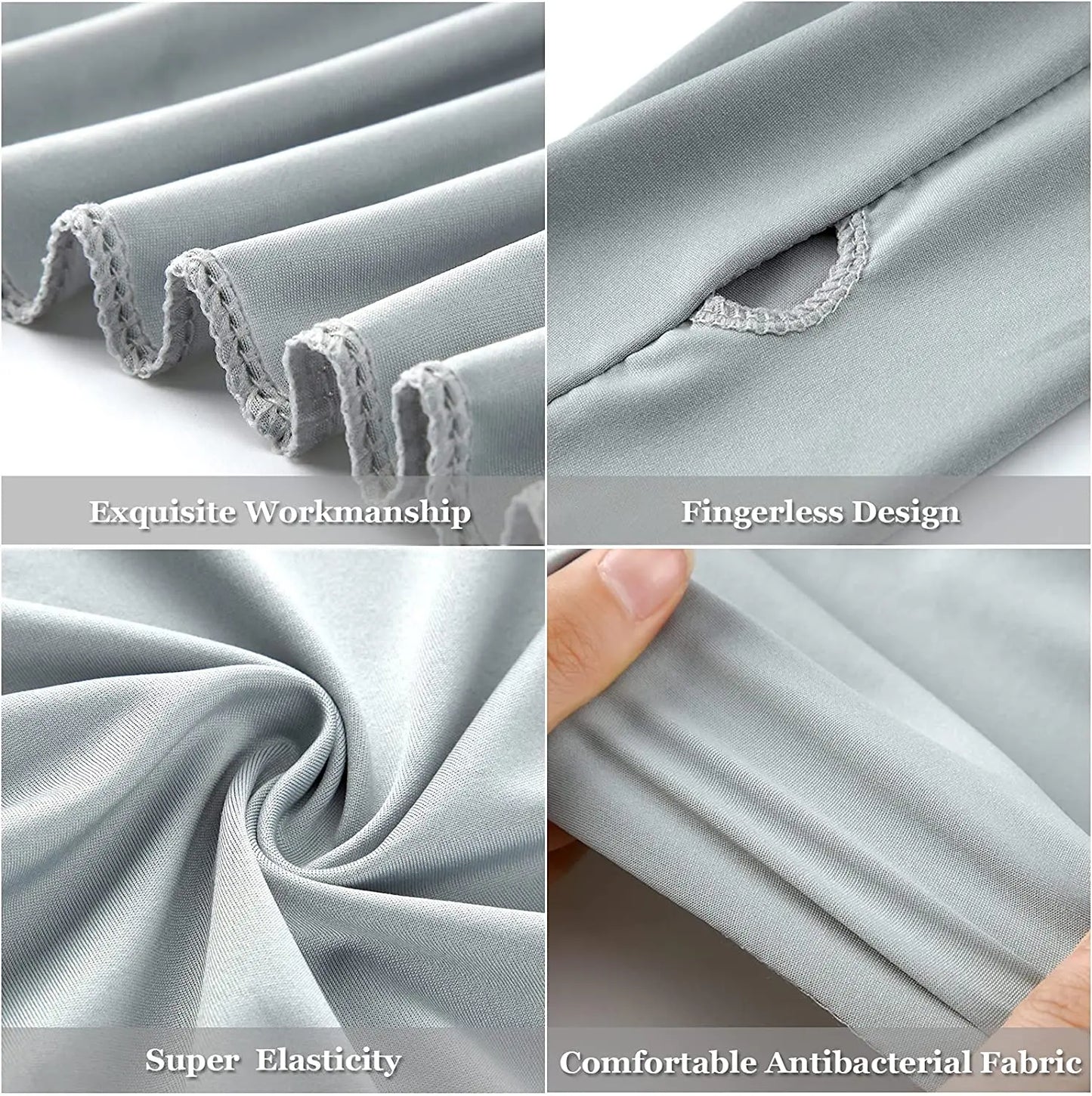 Nylon Ice Silk Arm Sleeves For Outdoor UV Protection