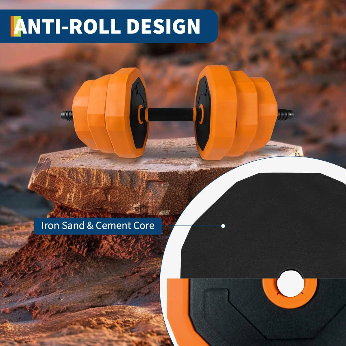Adjustable Dumbbell Set With Barbell And Kettlebell Options