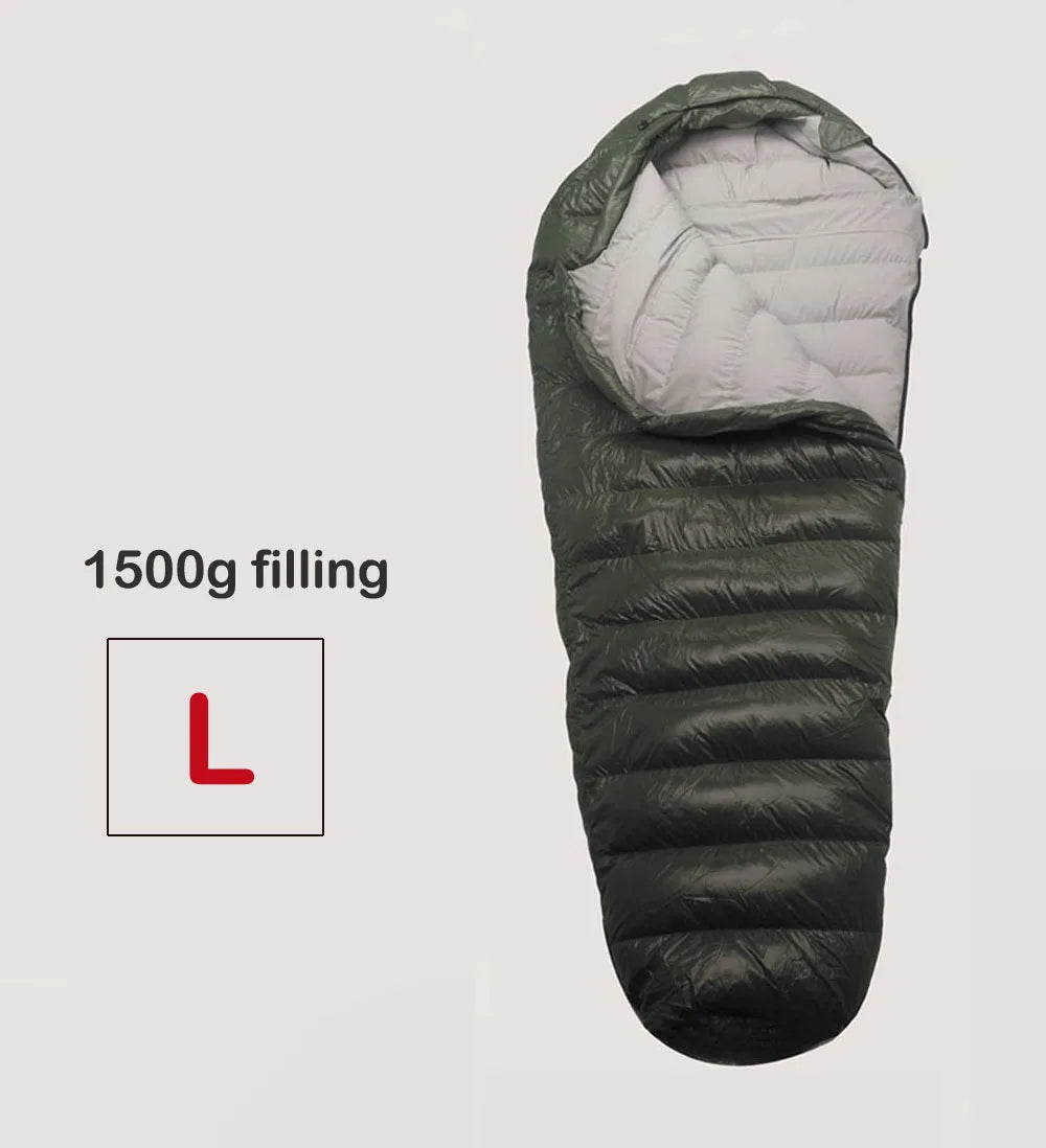 Kamperbox Down Winter Sleeping Bag For Cold Weather Camping