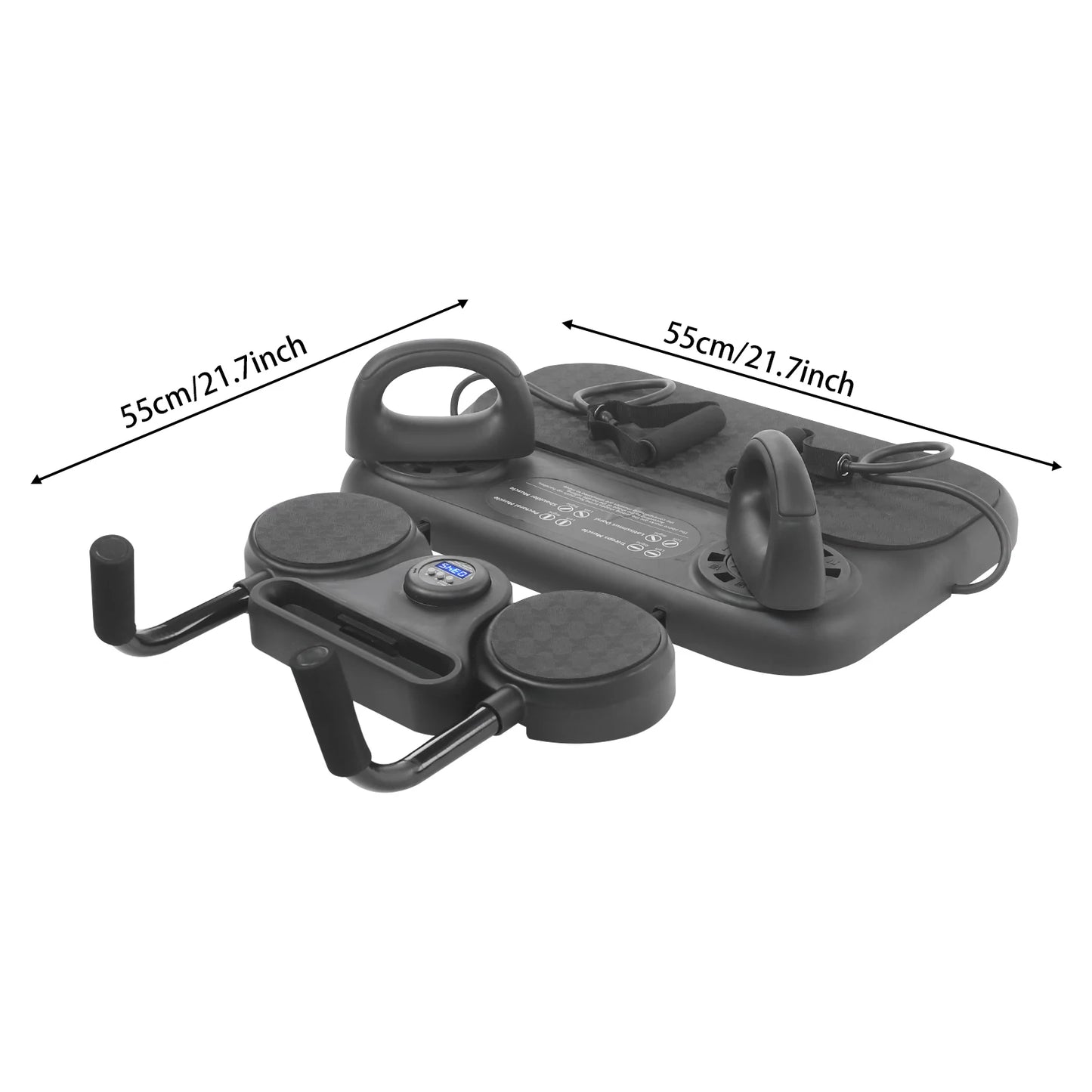Pilates Board Multifunctional Abdominal Board With Timer Home Gym