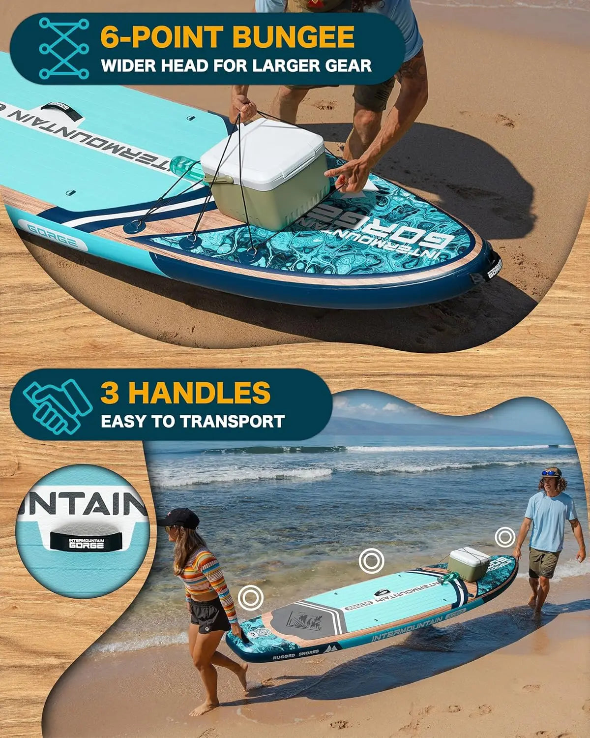 Waterproof Inflatable Paddle Board For Adults With Accessories