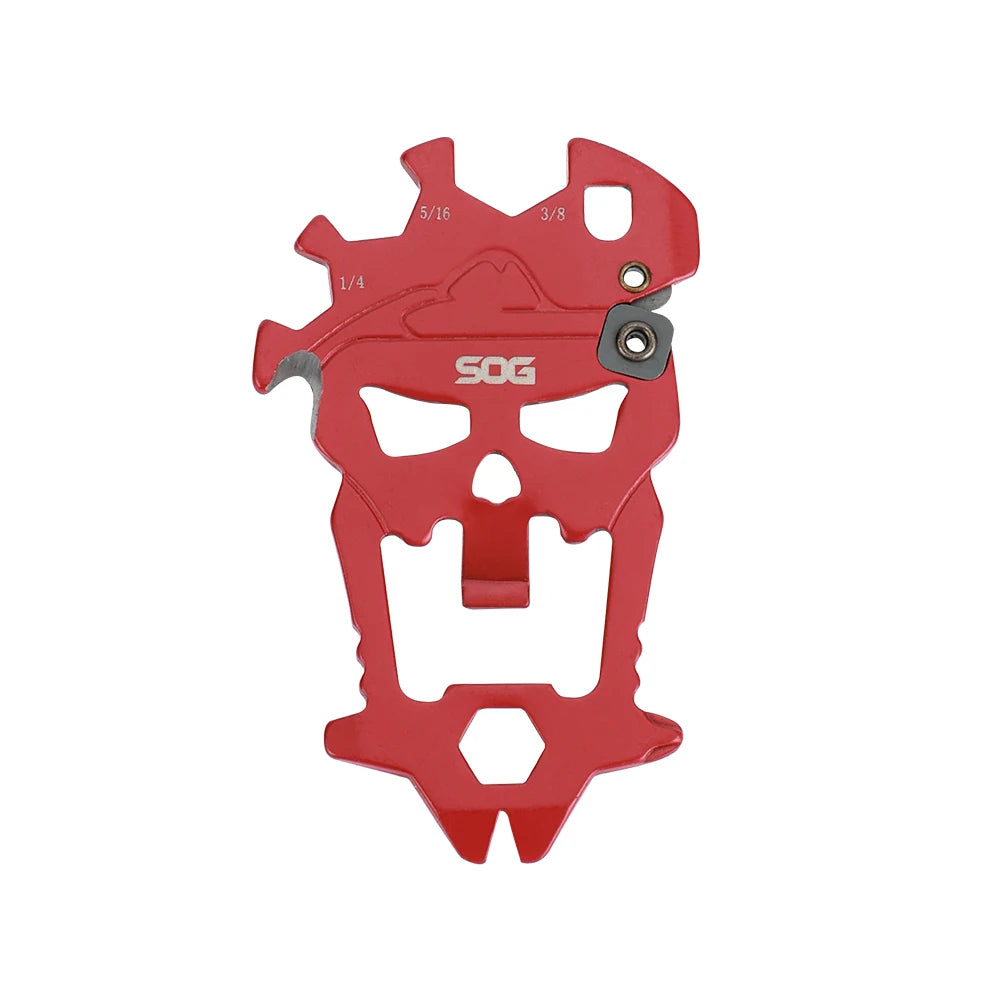 SOG MacV Stainless Steel EDC Multitool Keychain Bottle Opener Screwdriver