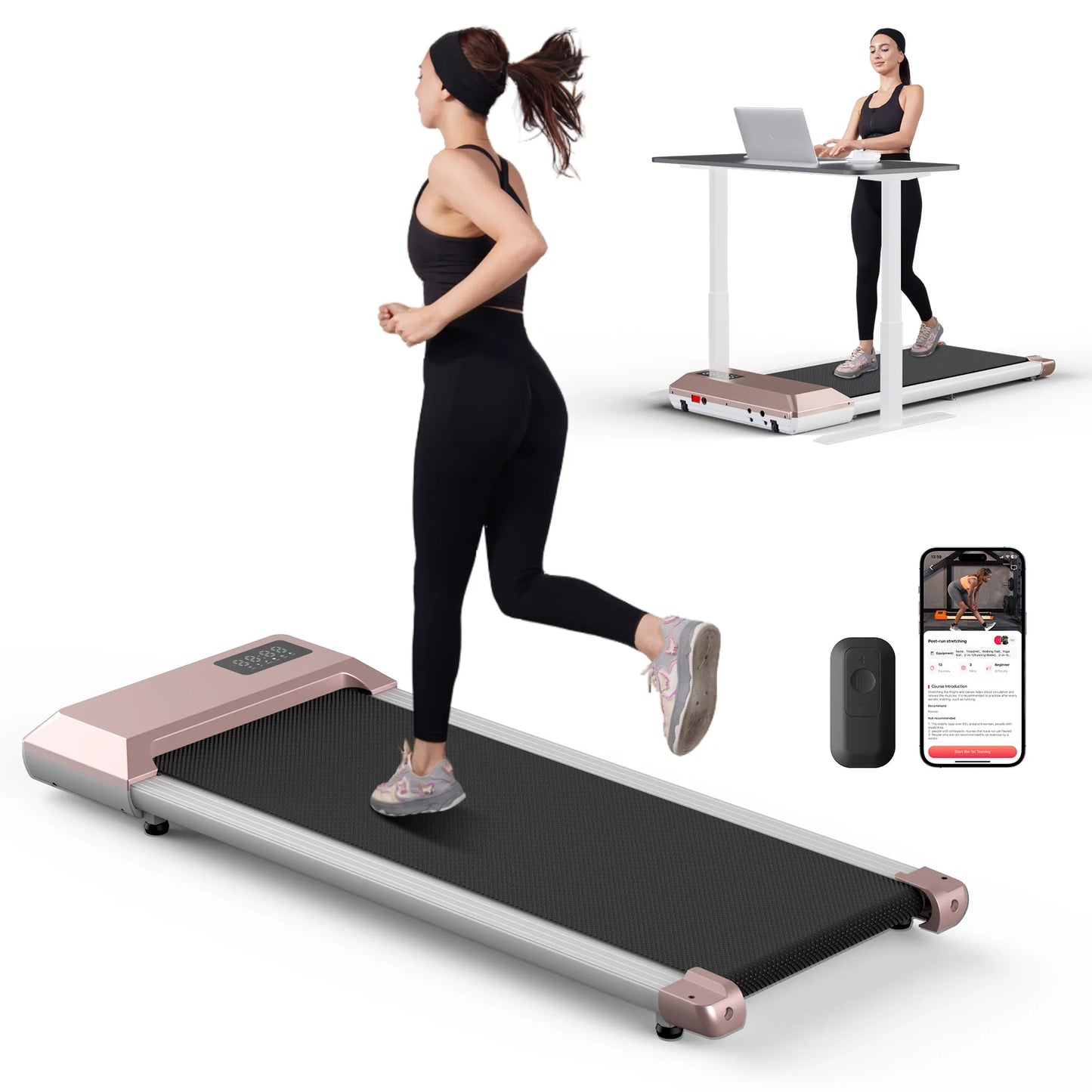 Superun 2.5HP Home Treadmill With LCD Data Display