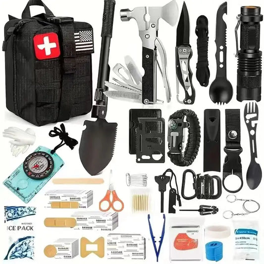 Portable 258 Piece Car Emergency First Aid Kit