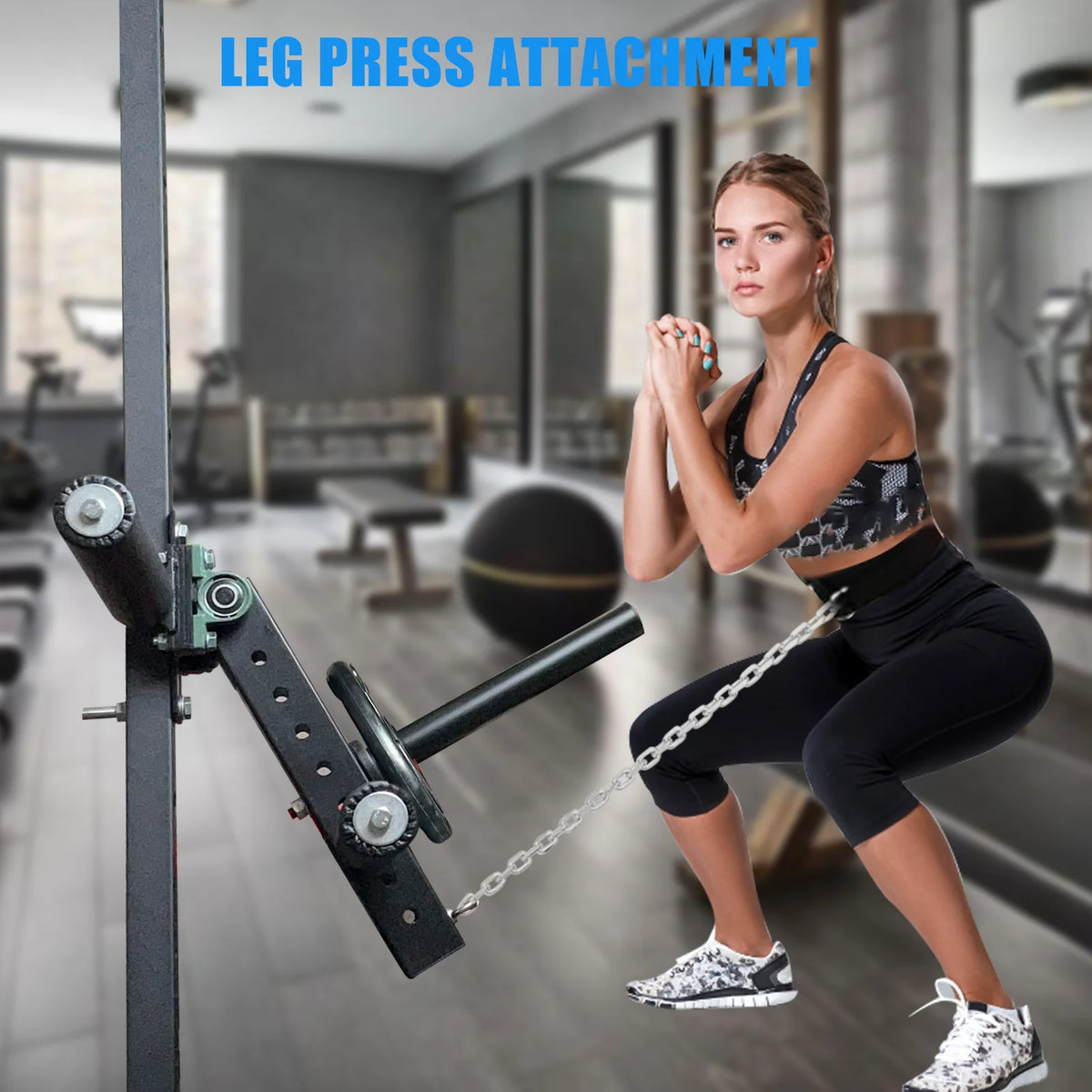 MARSAFIT Rack Mounted Leg Extension and Curl Attachment