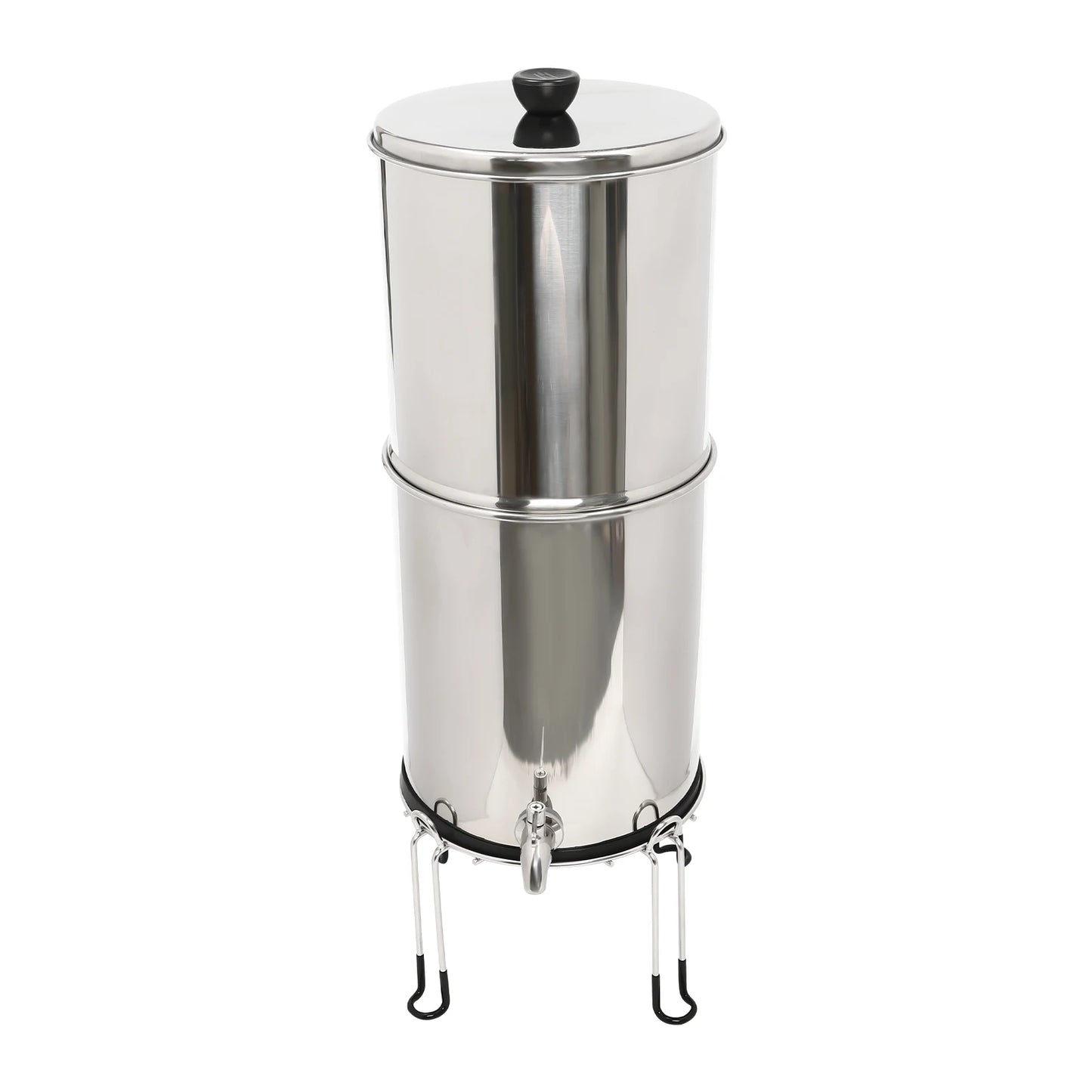 Gravity Fed Water Filter 2.25 Gal 304 Stainless Steel Countertop System
