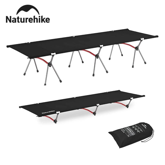 Naturehike Folding Camping Cot Ultralight Height Adjustable Bed