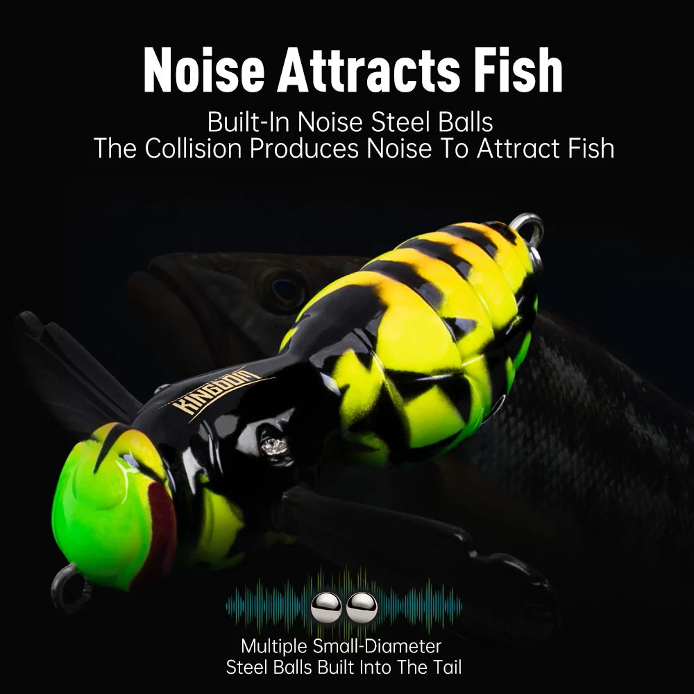 Kingdom Floating Wasp Bait 3pcs Fishing Lures Topwater
