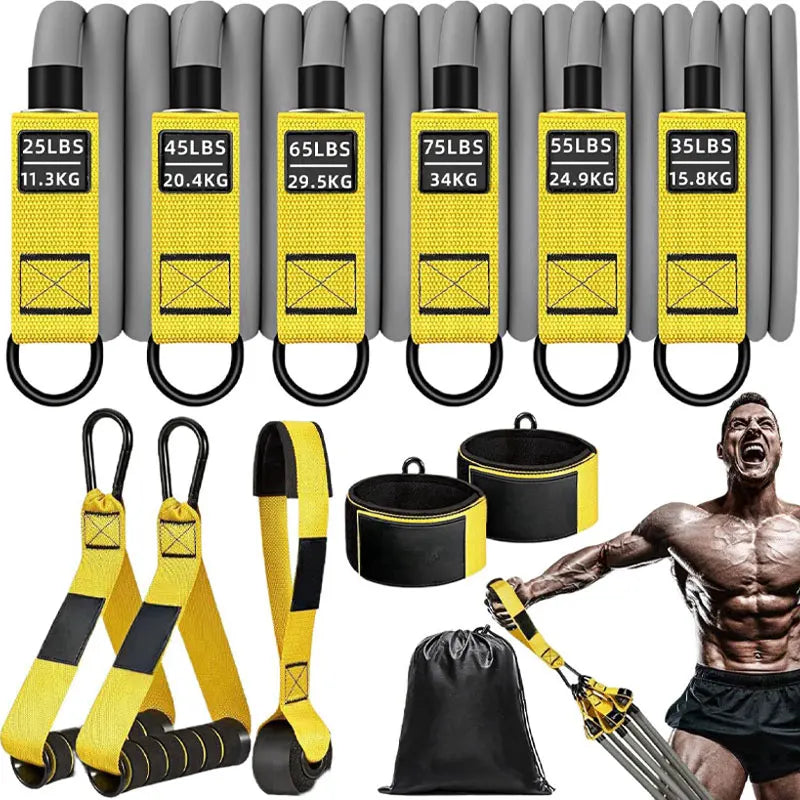 Resistance Training Strap With Handle For Strength And Fitness