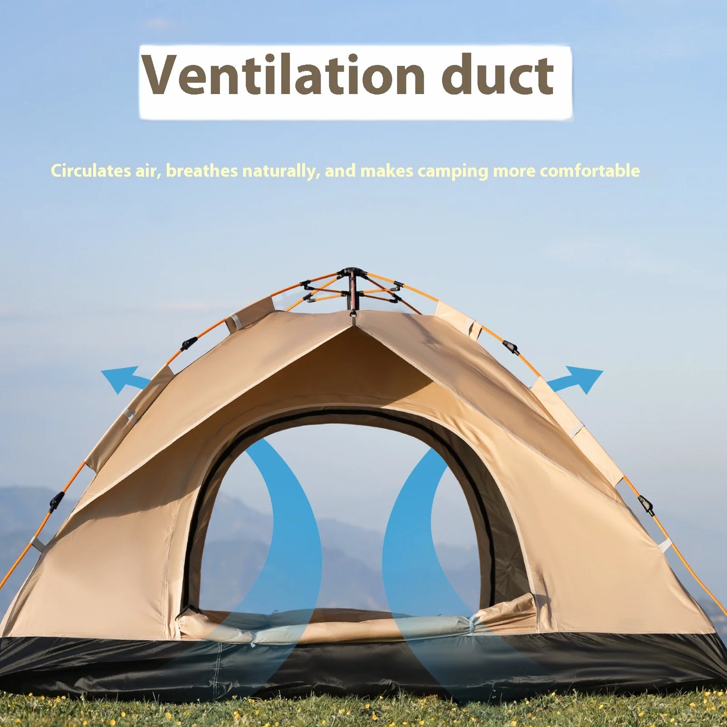 Pakicetus Automatic Pop Up Outdoor Shelter Two To Three Person Tent