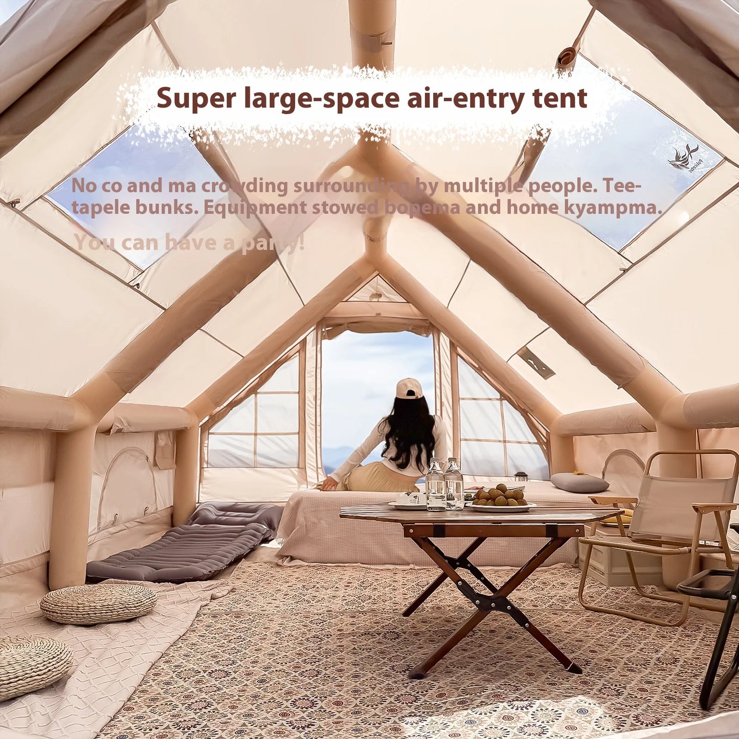 Pakicetus Inflatable Family Camping Tent