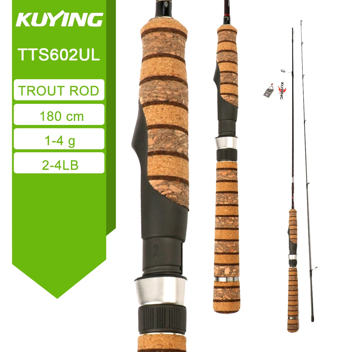 KUYING TETON Spinning Rod BFS Casting Lure Rod Carbon