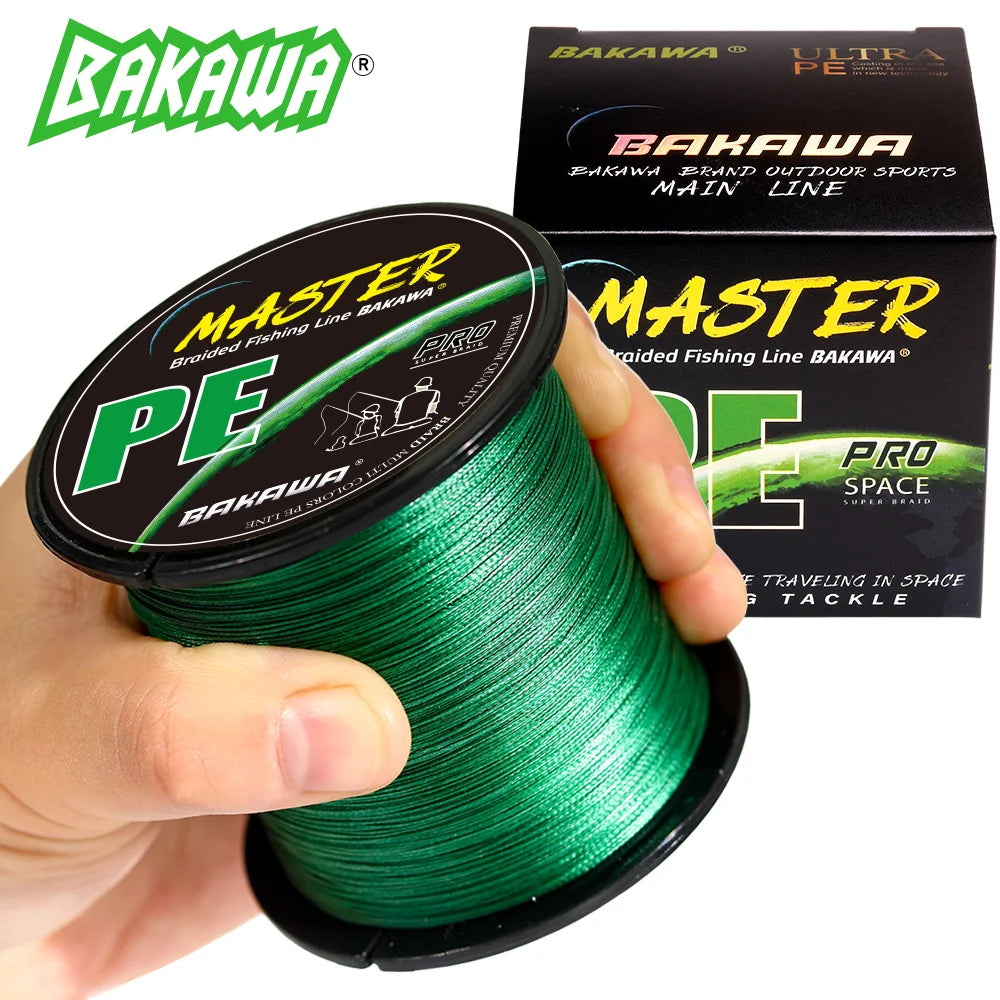 Bakawa 8-Strand Braided PE Fishing Line For Saltwater Carp Casting