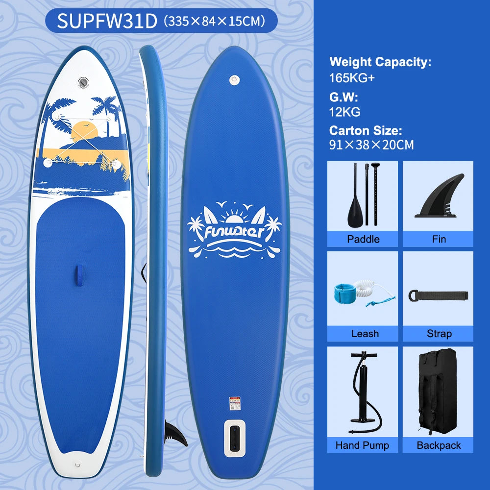Funwater Ultra-Light Inflatable Stand-Up Paddle Board