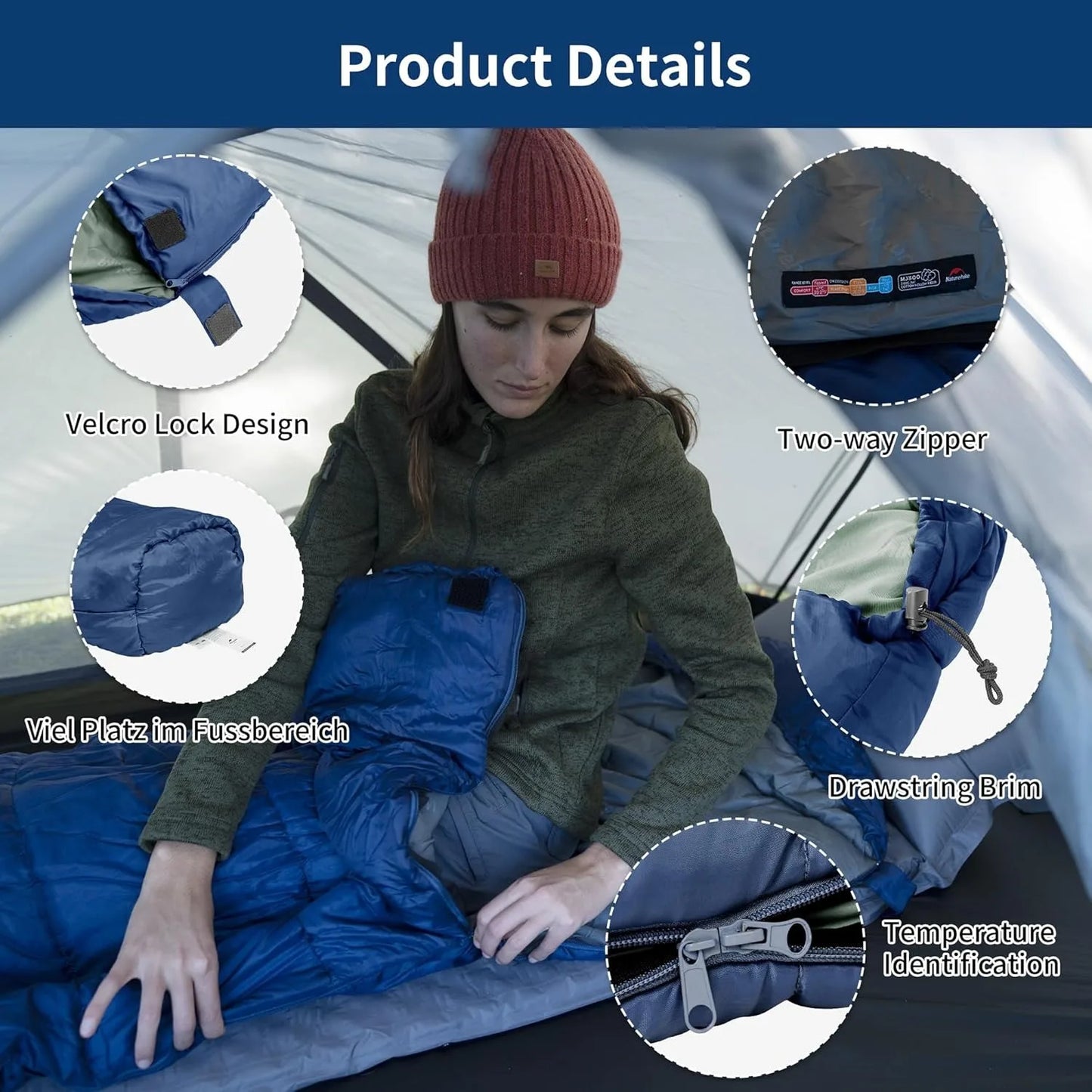 Naturehike Mummy Sleeping Bag For Adults MJ300 MJ600