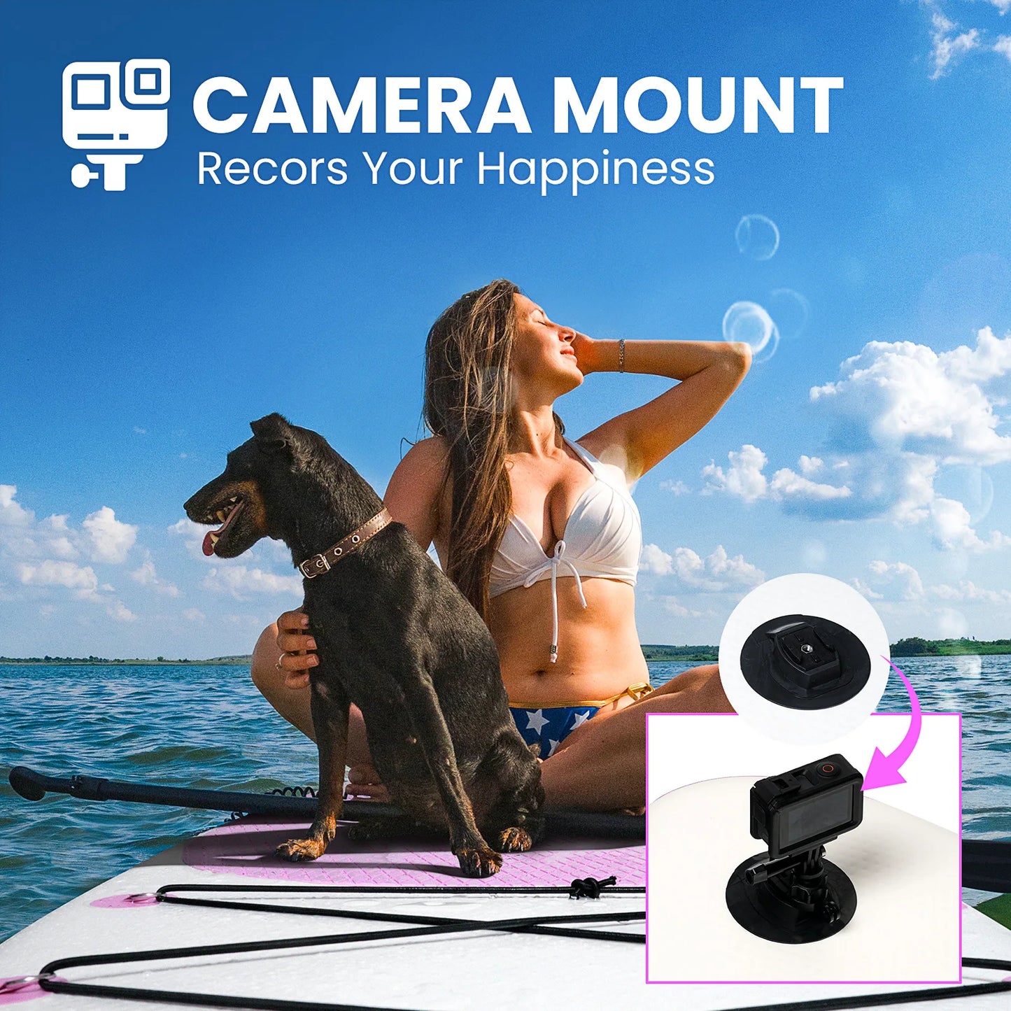 Quashley Inflatable Stand Up Paddleboard For All Skill Levels