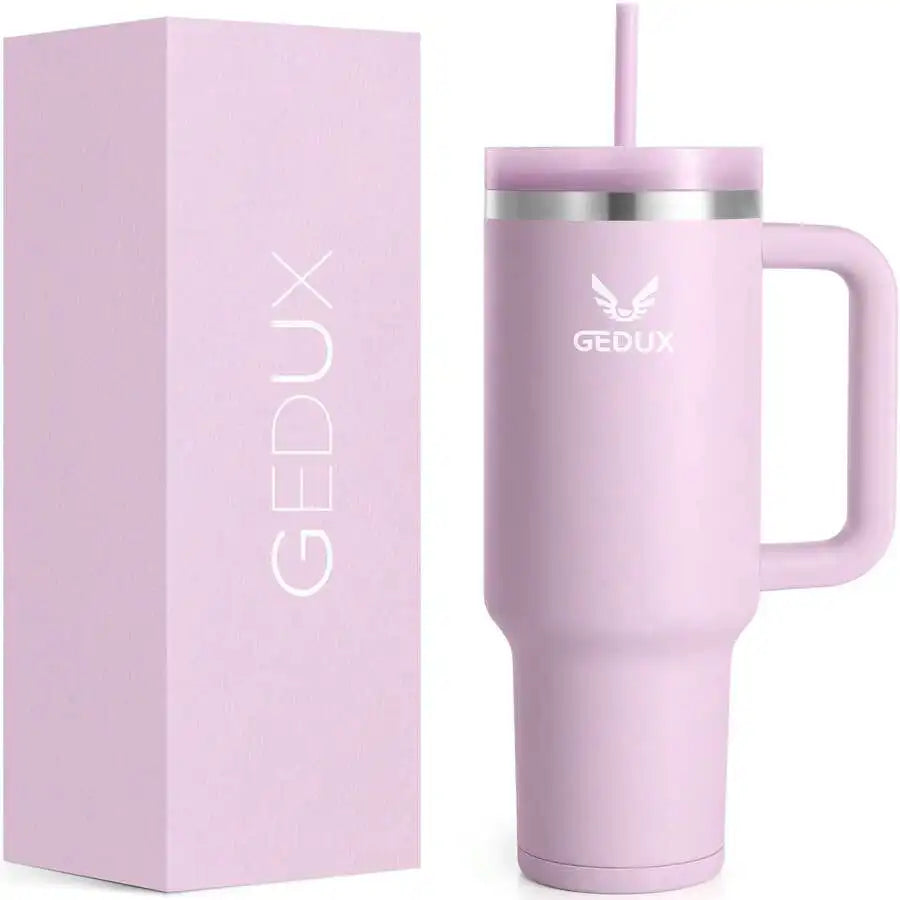 Stainless Steel Water Bottle 2 In 1 Leak Proof Lid