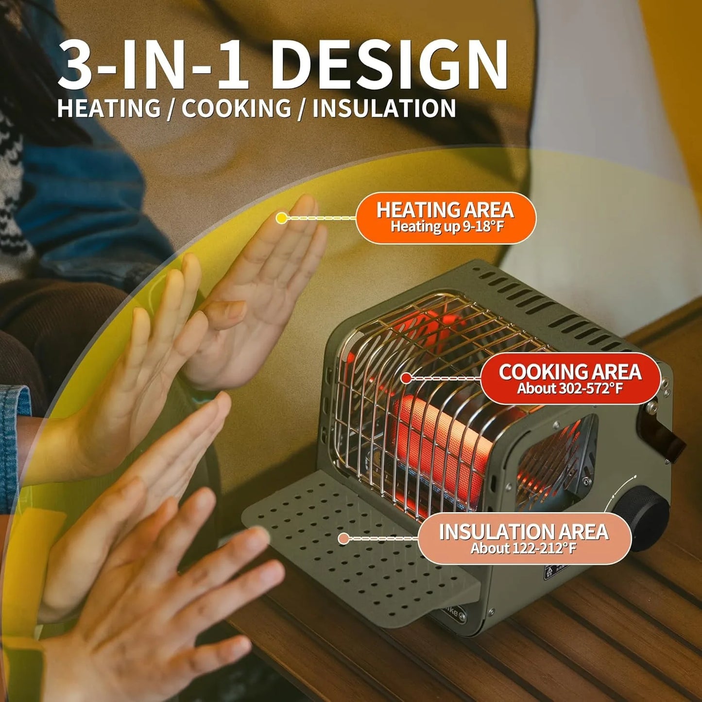 Naturehike Camp Heater Portable Space Heater For Indoor Outdoor Camping