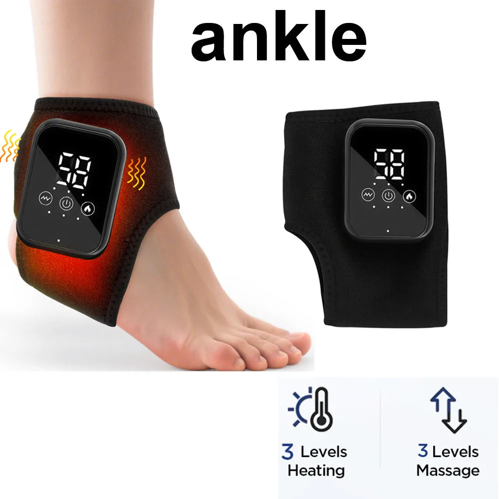 Hailicare Heated Ankle Massager With Heat And Vibration