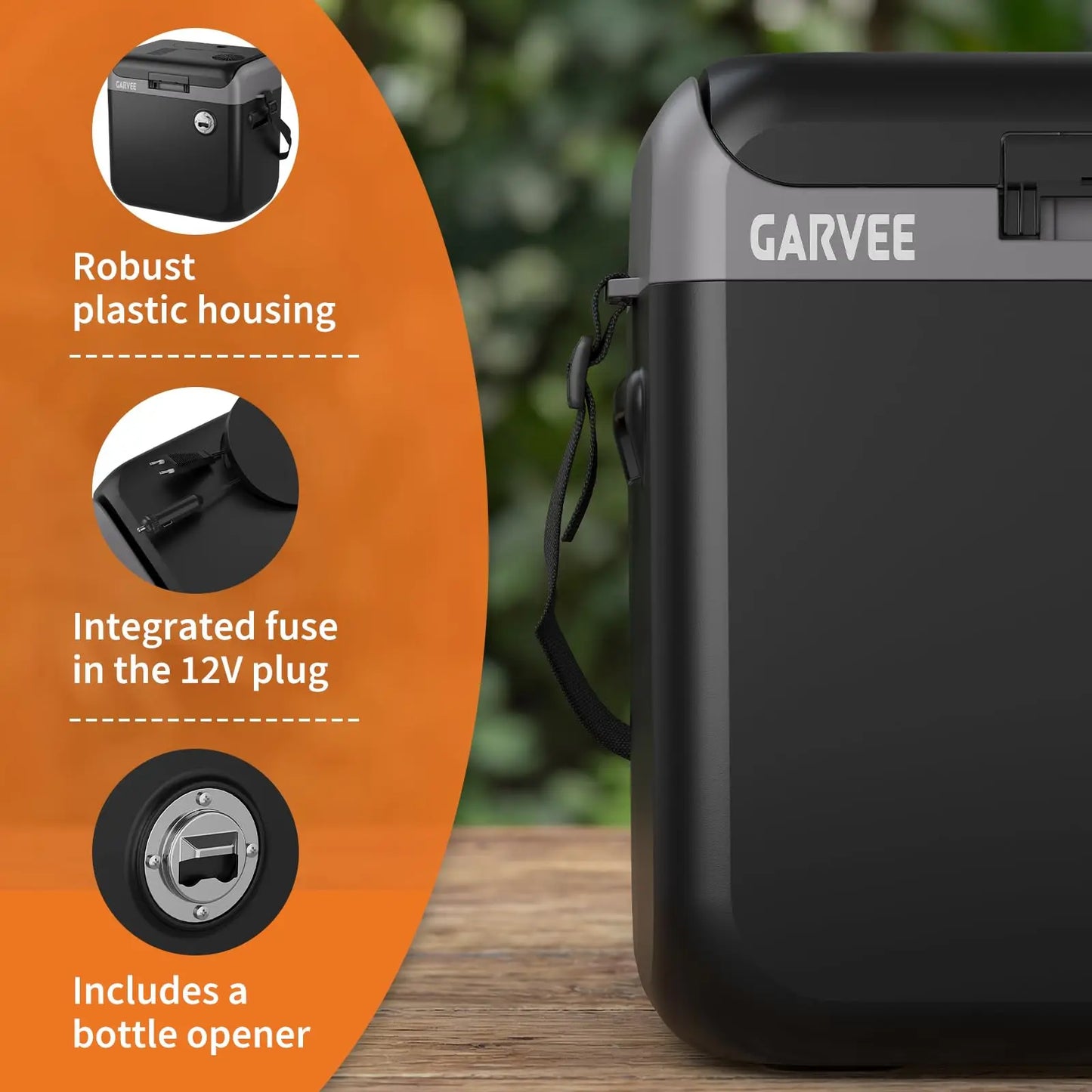 HiMISS Portable Thermoelectric Cooler Warmer Car Refrigerator