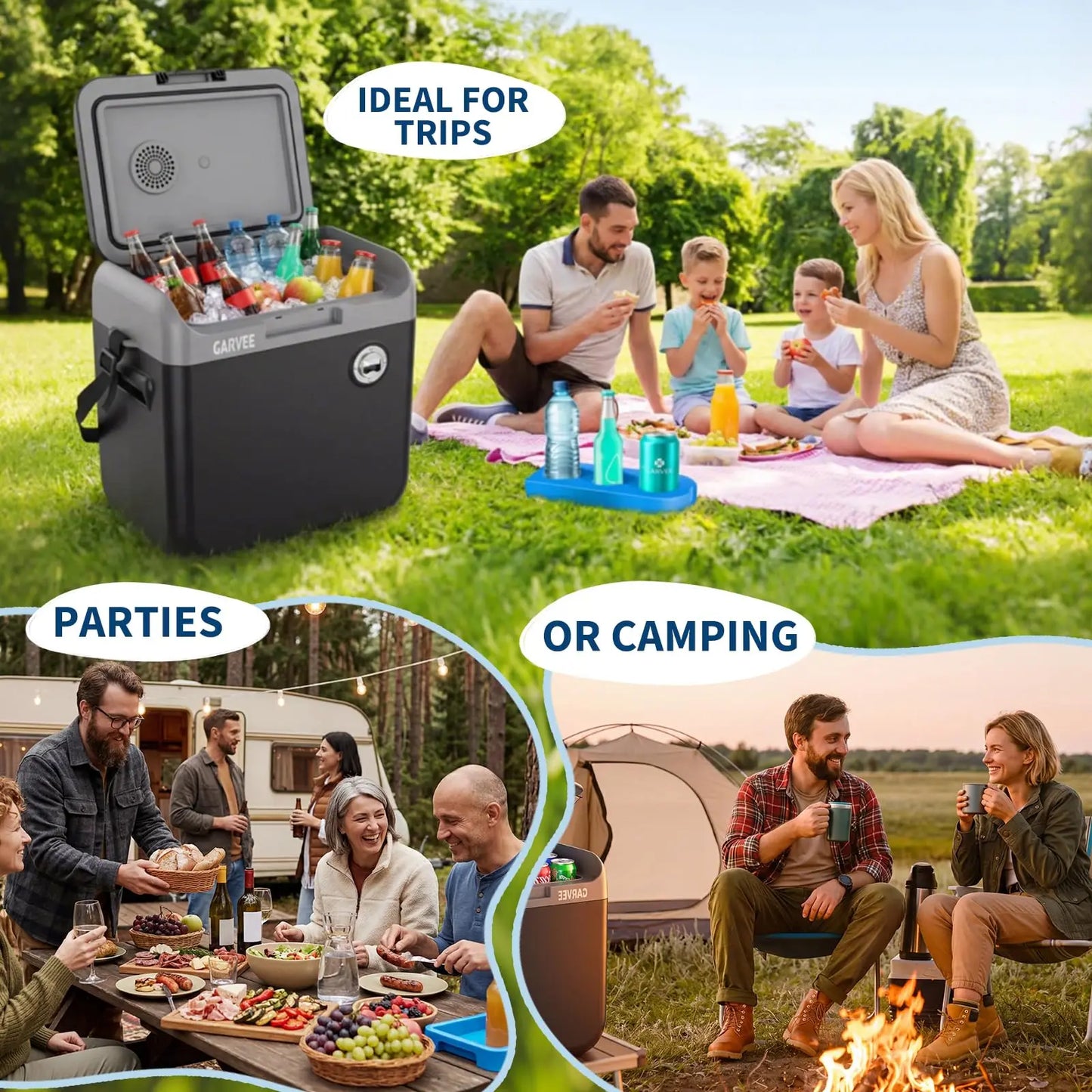 HiMISS Portable Thermoelectric Cooler Warmer Car Refrigerator