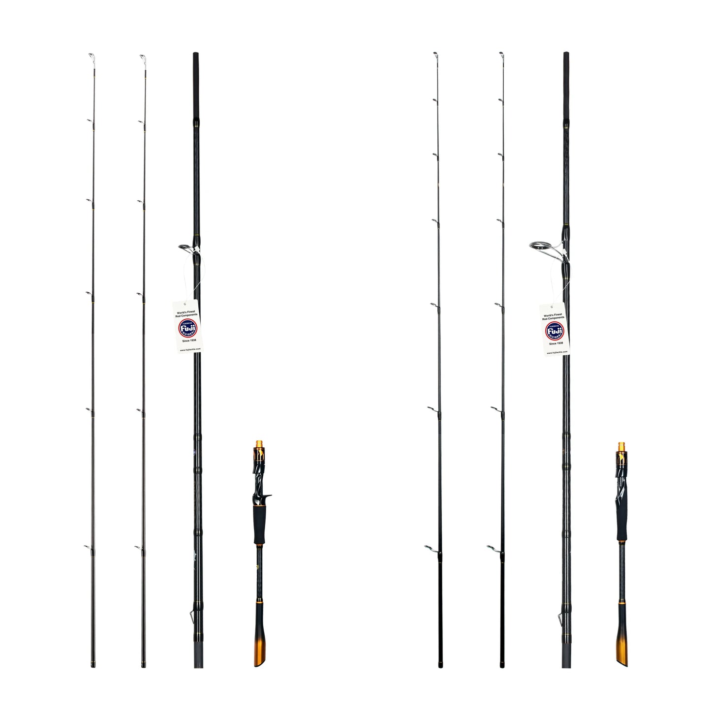 BIUTIFU Spinning Casting Rod With Fuji Guides Carbon