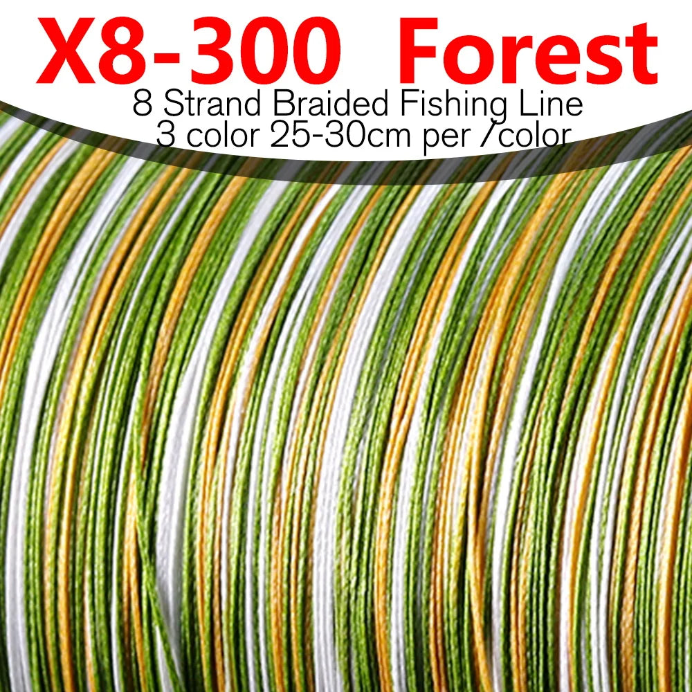 Bakawa 8-Strand Braided PE Fishing Line For Saltwater Carp Casting