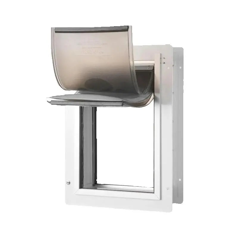 Weatherproof Metal Frame Pet Door With Lock And Three Flaps