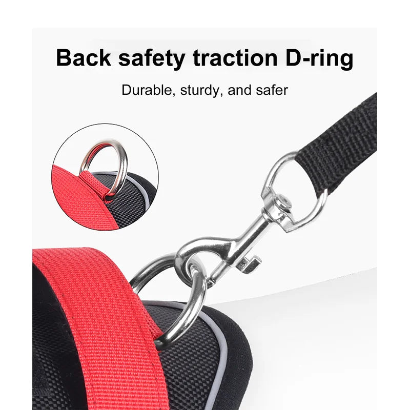 Reflective Dog Harness Vest Waterproof 1680D Oxford Cloth