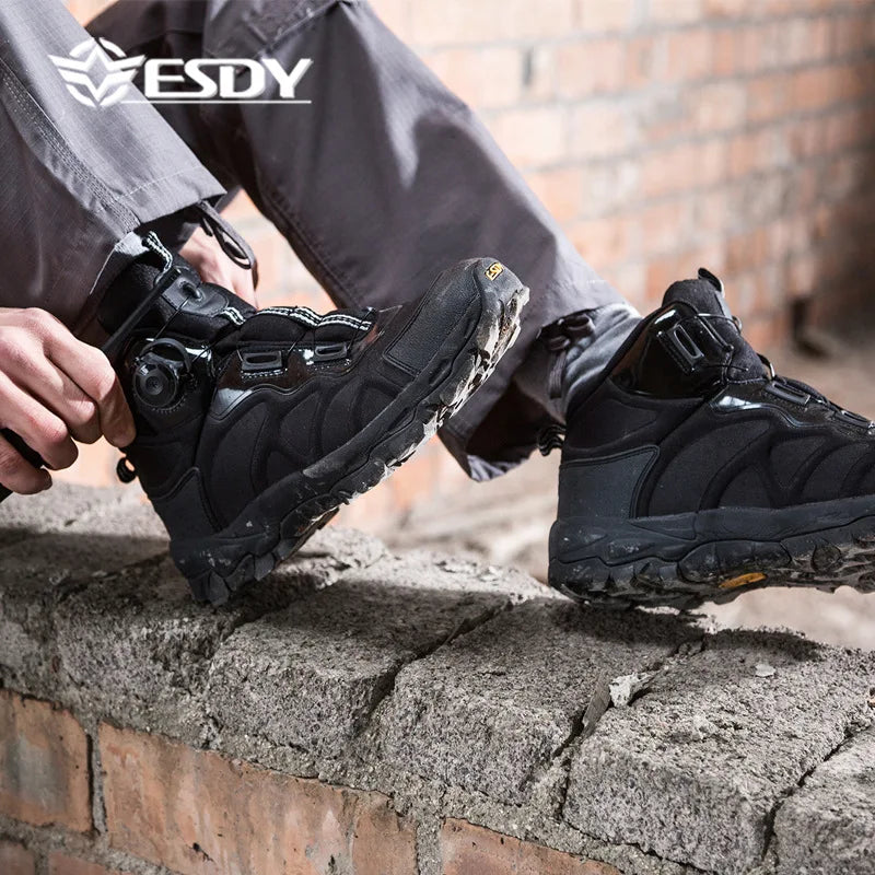 KOLINLOV Mens Waterproof Hiking Boots for Outdoor Adventures
