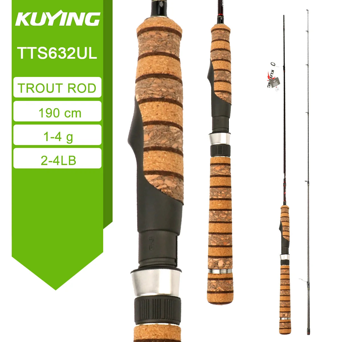 KUYING TETON Spinning Rod BFS Casting Lure Rod Carbon
