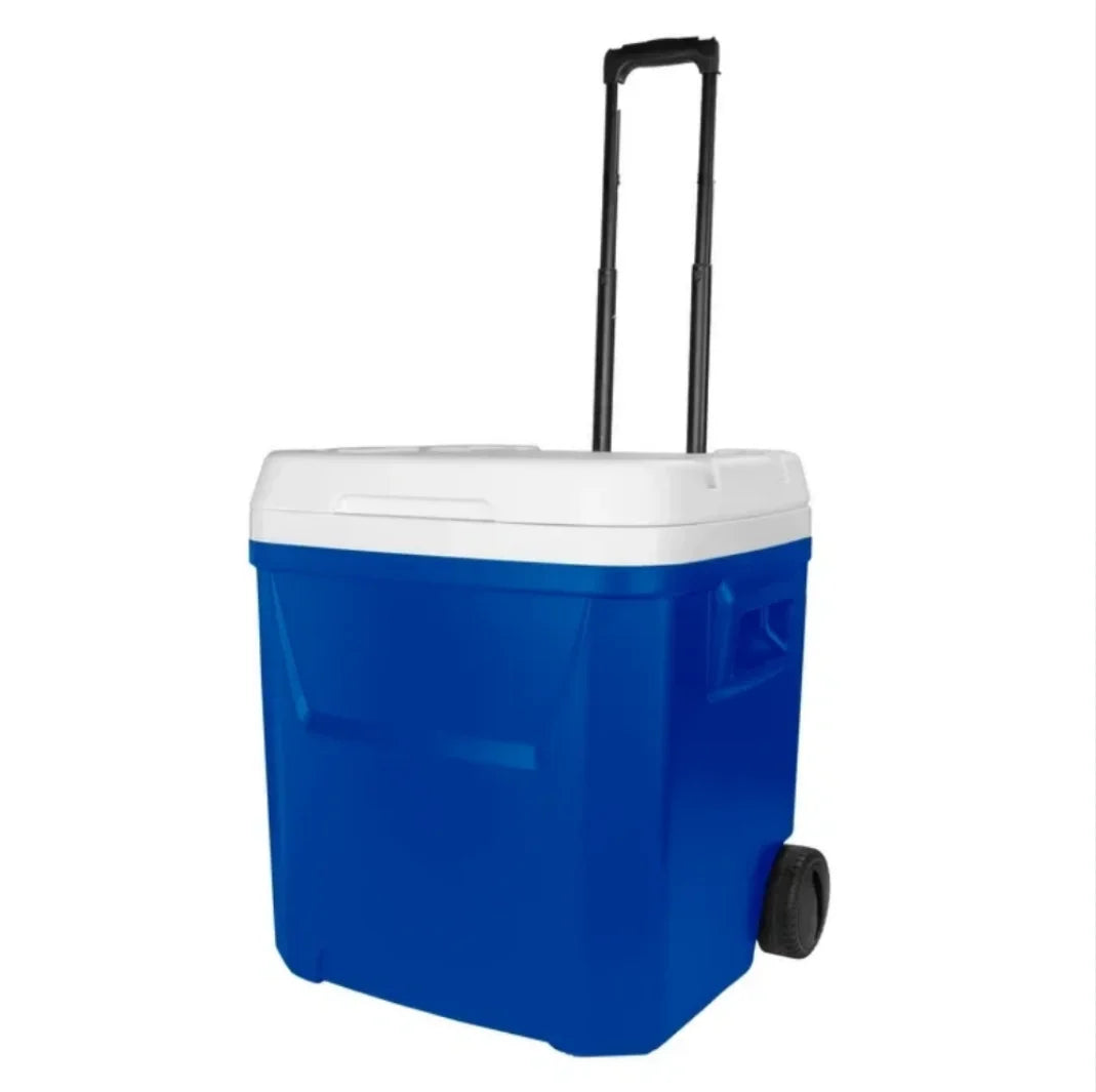 Wheeled Ice Chest Cooler With Long Lasting Ice Retention