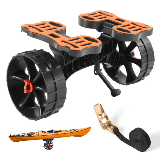 SucceBuy Kayak Cart 300 Pound Capacity Foldable Trolley